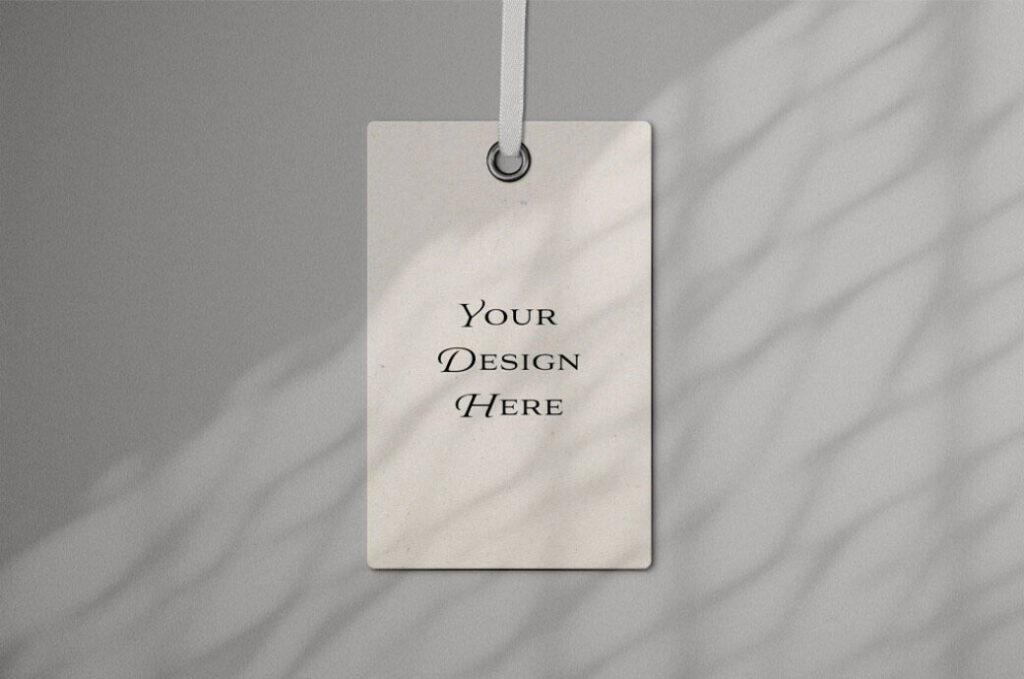 Apparel Tag Logo Mockup