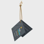Apparel Tag Mockup in 3 Views