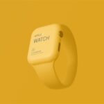 Apple Watch Clay Mockup in 5 Showcases