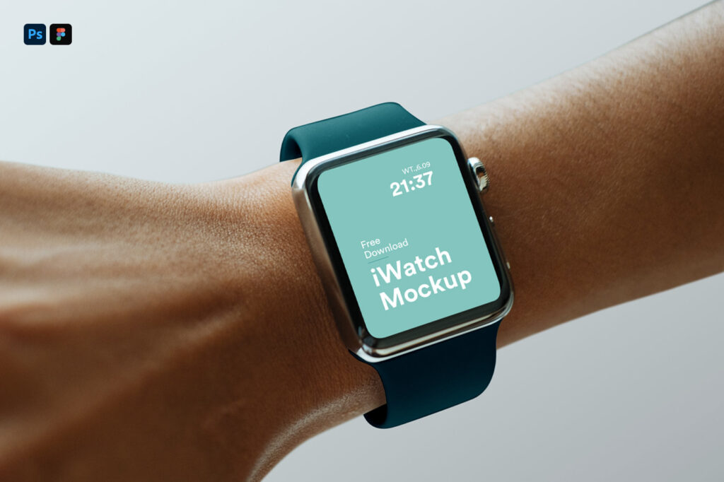 Apple Watch Mockup on Feminine Wrist