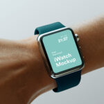 Apple Watch Mockup on Feminine Wrist