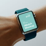 Apple Watch Mockup on Feminine Wrist