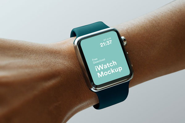 Apple Watch Mockup on Feminine Wrist