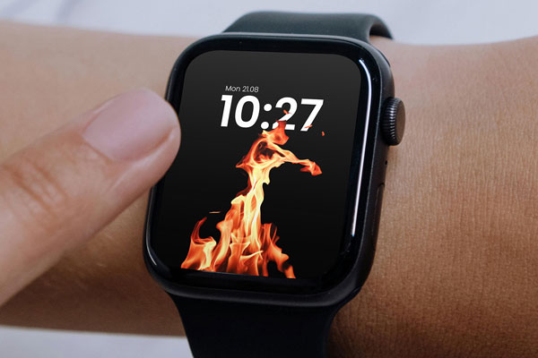 Apple Watch on Wrist Mockup in Close-up