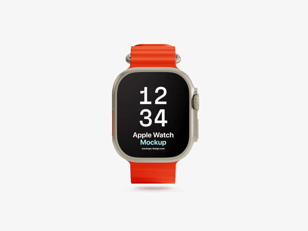 Apple Watch Ultra Mockup
