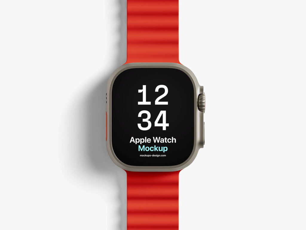 Apple Watch Ultra Mockup