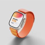 Apple Watch Ultra Mockup in 3 Different Views
