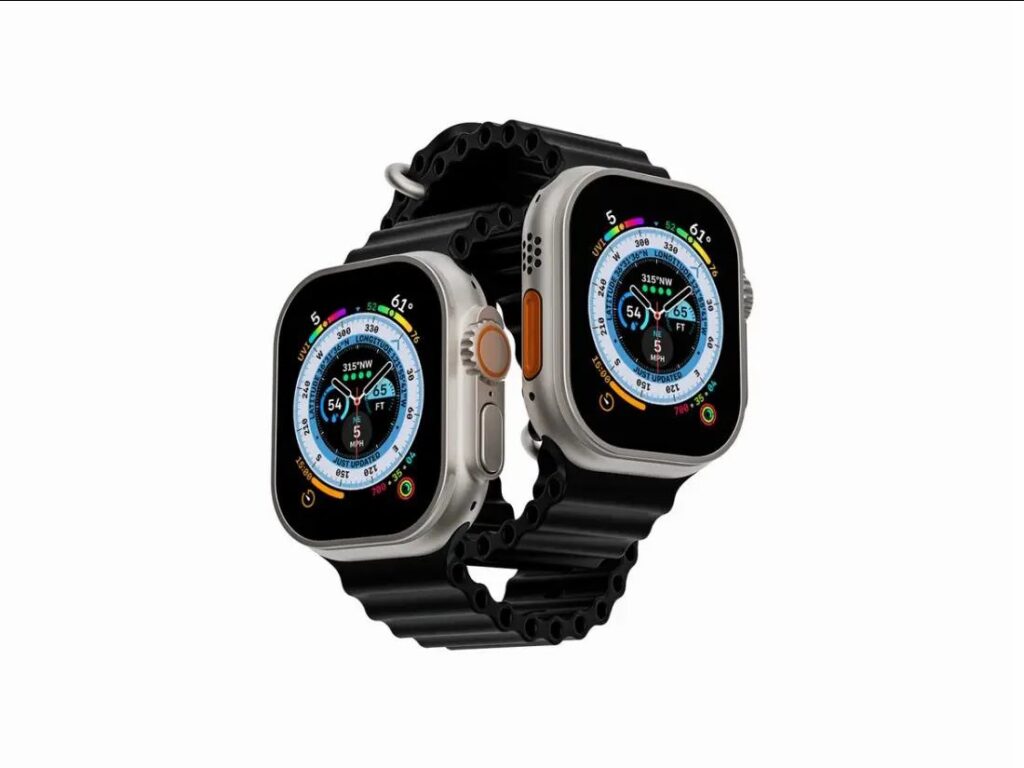Apple Watch Ultra Mockup in Front View