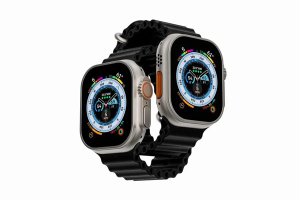 Apple Watch Ultra Mockup in Front View