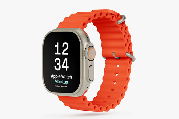 Apple Watch Ultra Mockup