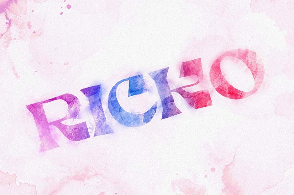 Aquarelle Logo and Text Effect FREE PSD