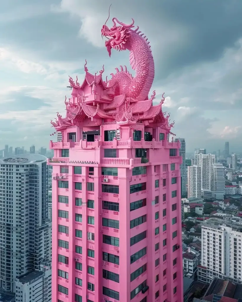 Architectural Dragon in Chiangmen