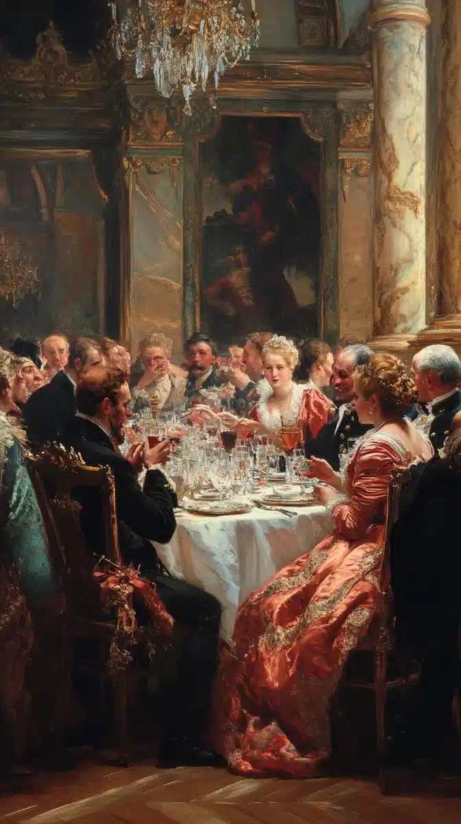 Aristocrats in Banquet Hall