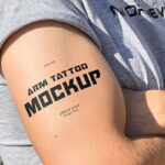Arm Tattoo Mockup in Facing Vision
