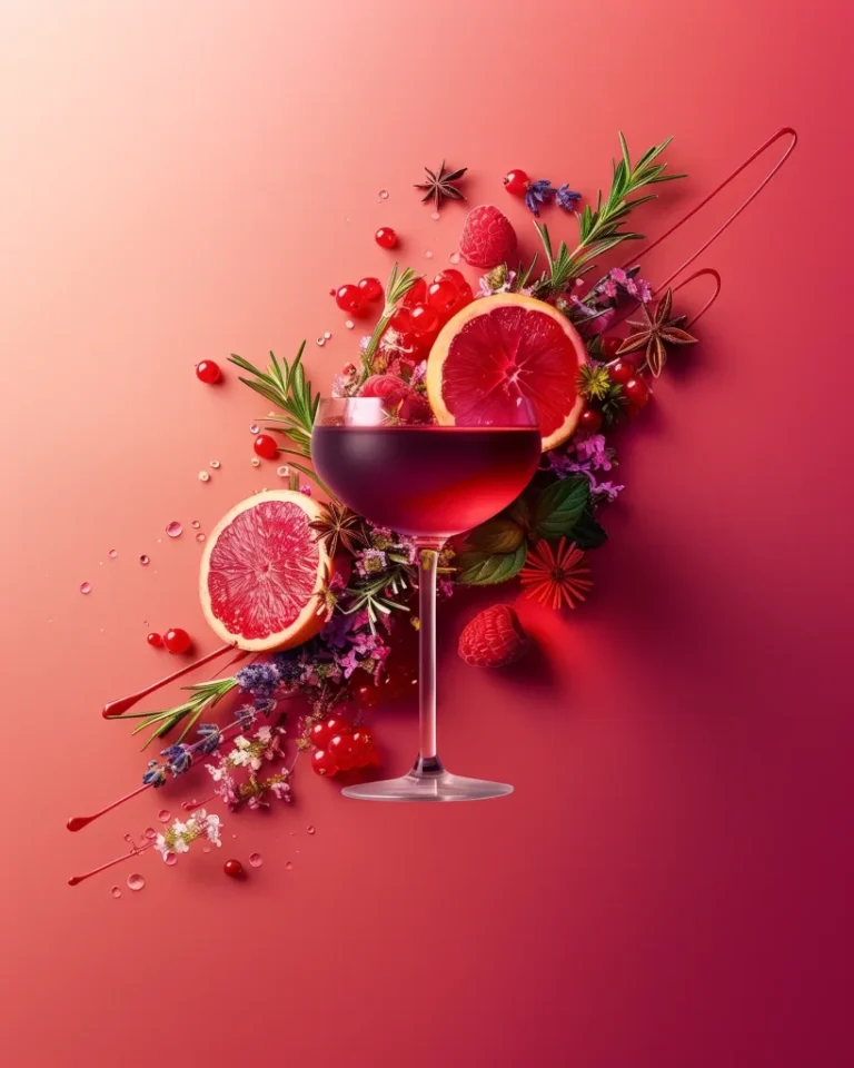 Artistic Gin Advertisement