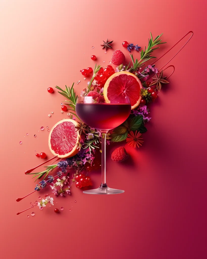 Artistic Gin Advertisement