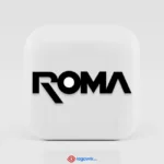 AS Roma Wordmark Logo