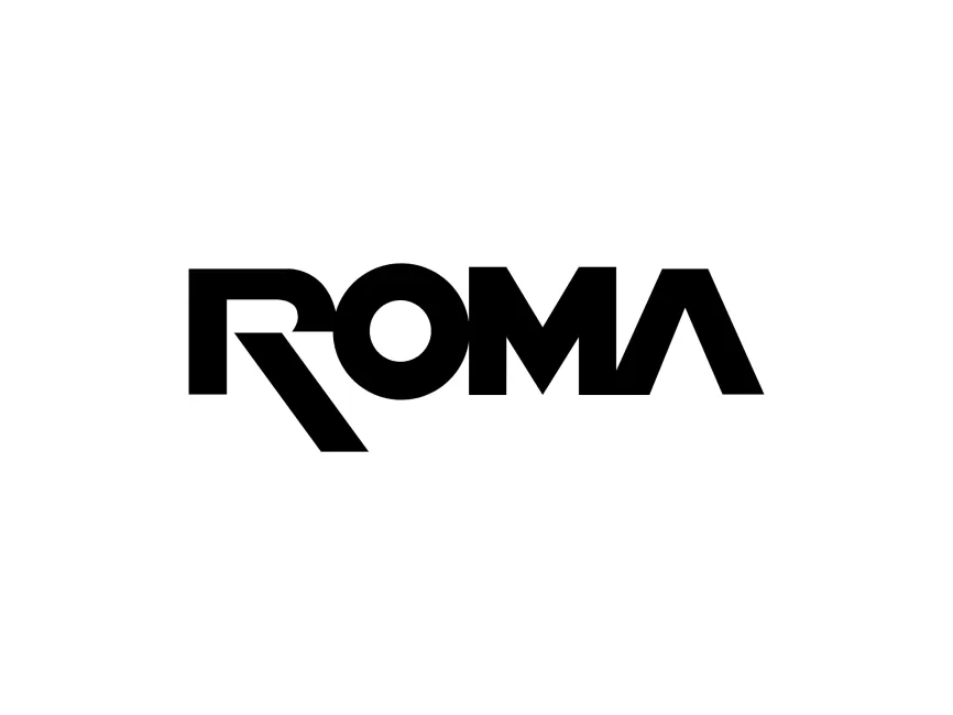 AS Roma Wordmark Logo