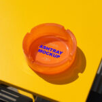 Ashtray Mockup in Perspective Shot