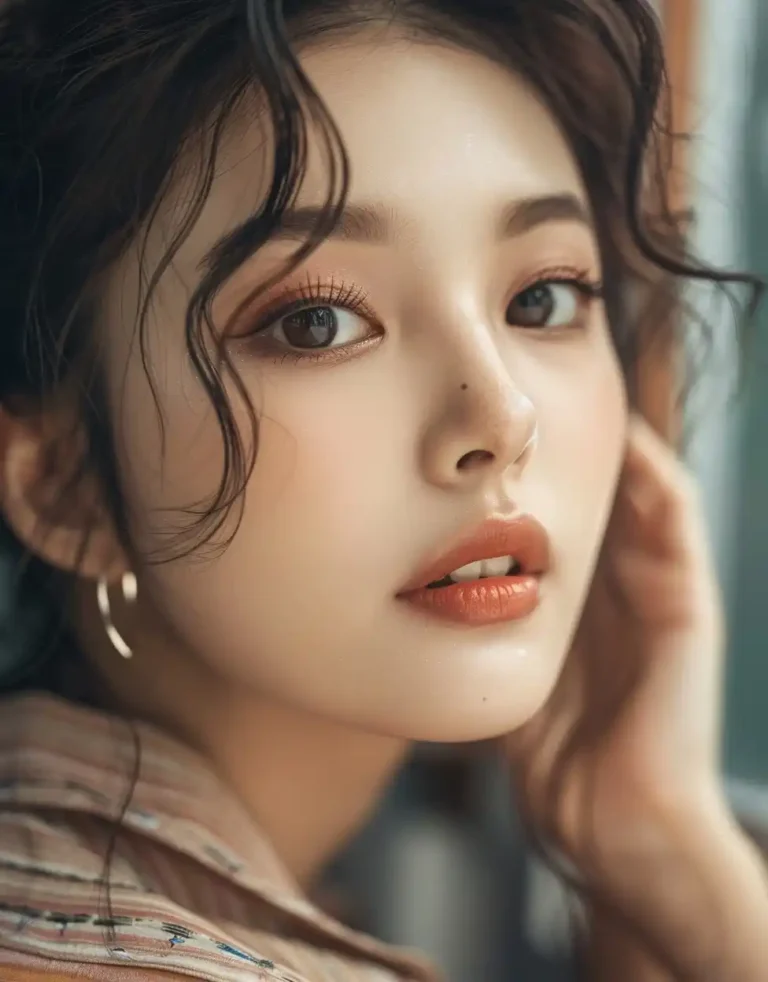 Asian Sunscreen Beauty Portrait ai prompt preview