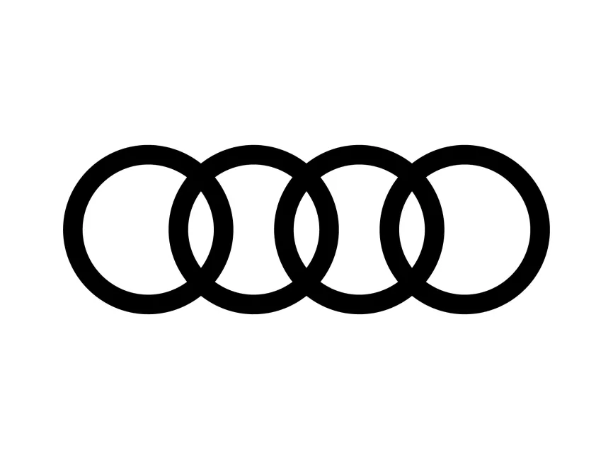 Audi Black Four Rings Logo