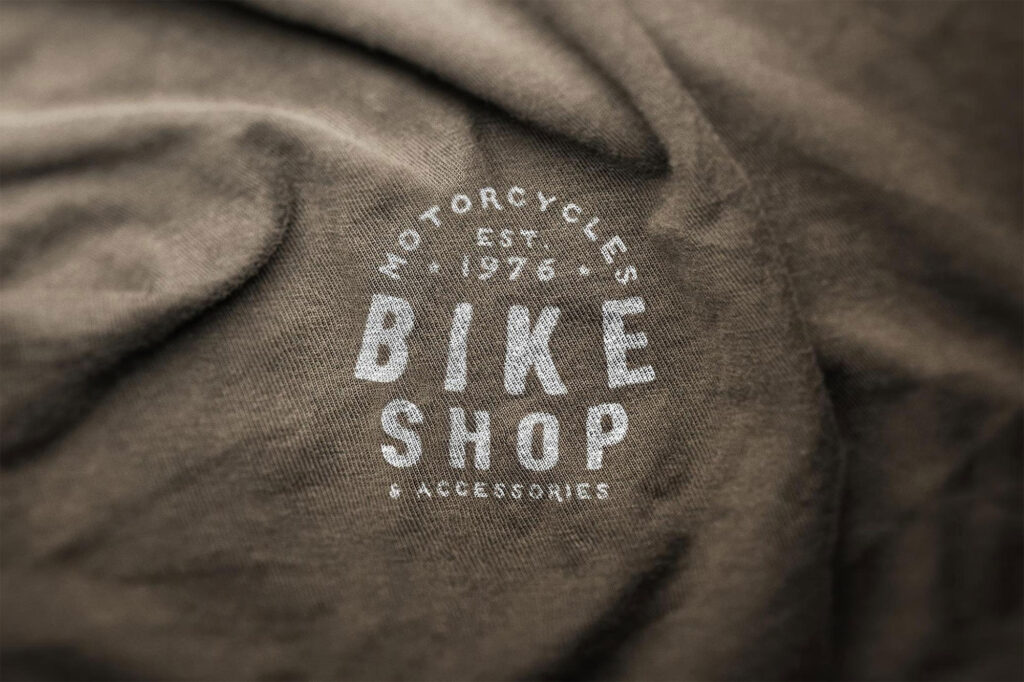 Authentic Fabric Logo Mockup