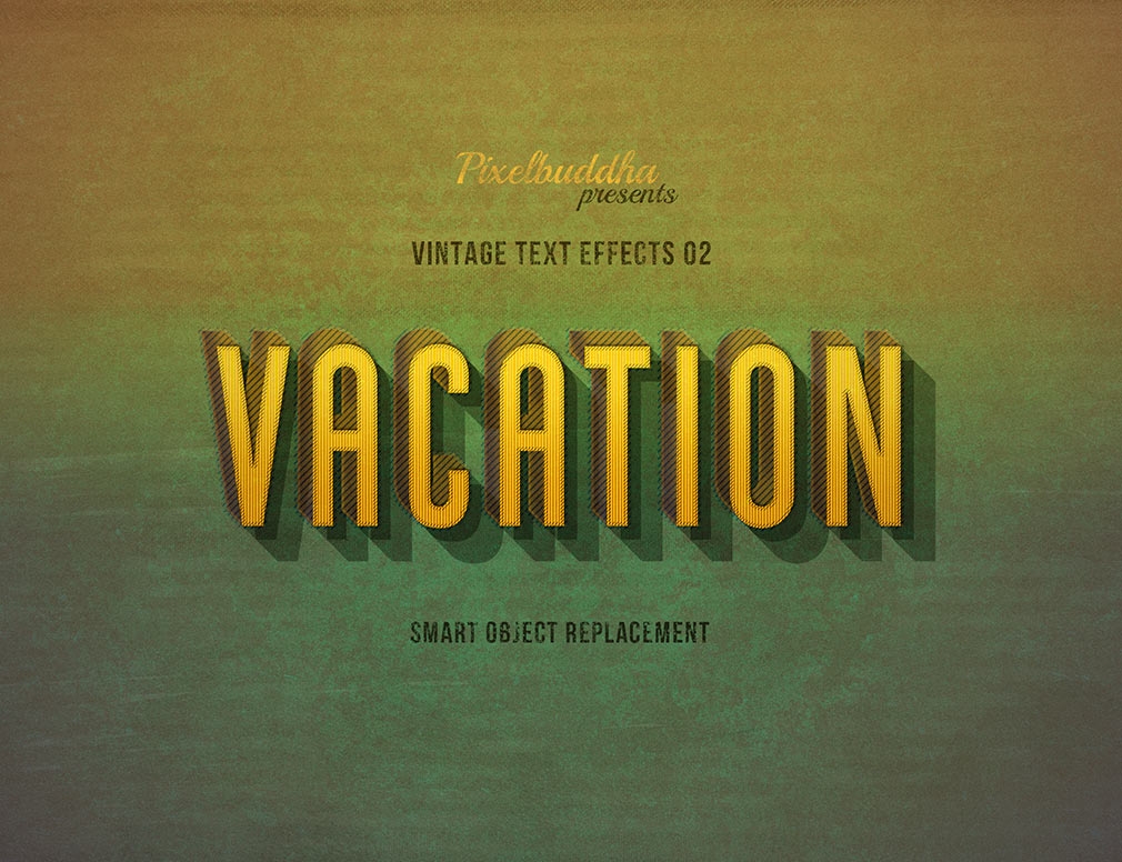 Authentic Vintage Text Effects