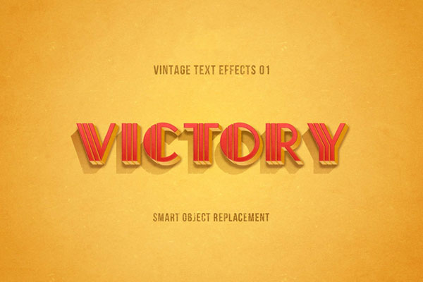 Authentic Vintage Text Effects