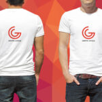 Back and Front Round Neck T-Shirt Mockup