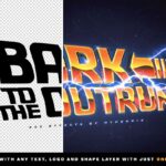 Back To The Future Text / Logo Effect