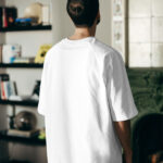 Back View of Oversize T Shirt Mockup