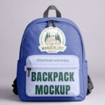 Backpack Front View Mockup