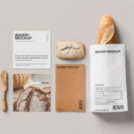 Bakery Branding Mockup in 7 Showcases
