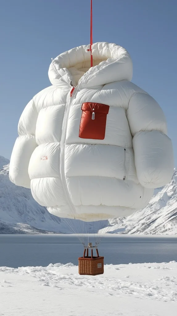 Balloon Jacket in Sky