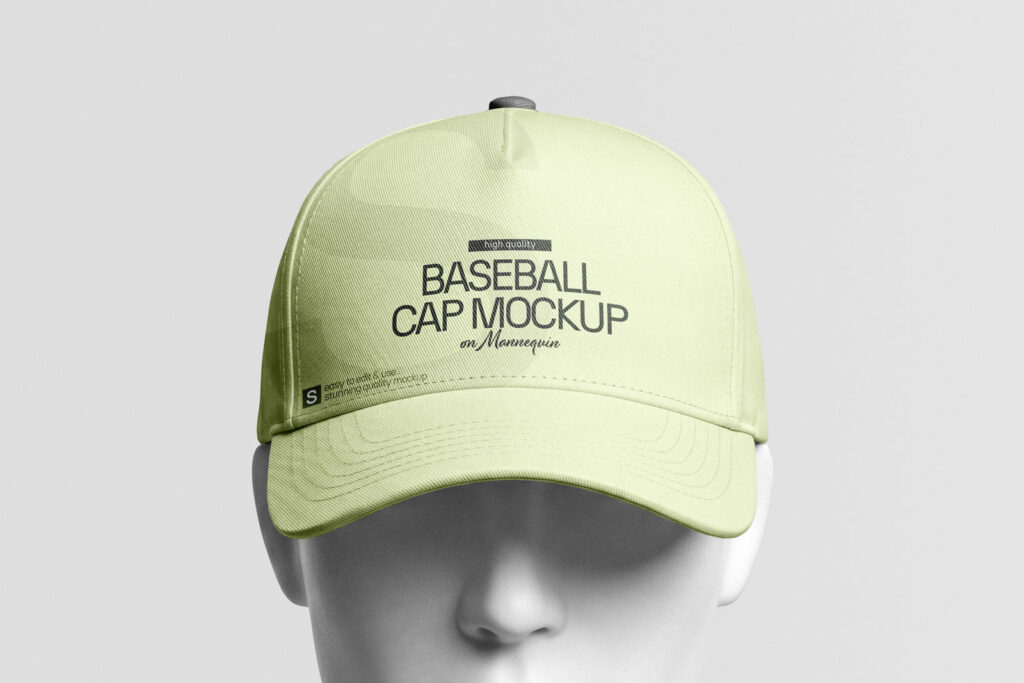 Baseball Cap Mockup on Mannequin