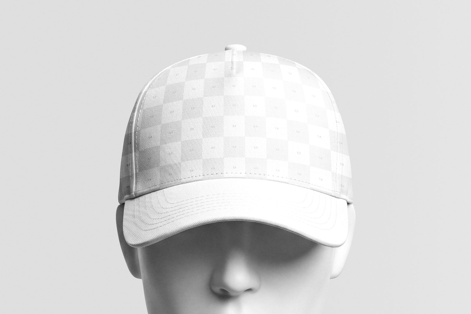 Free Baseball Cap Mockup on Mannequin PSD Template