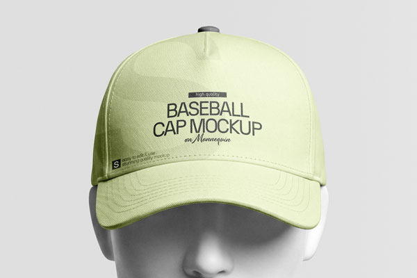 Baseball Cap Mockup on Mannequin