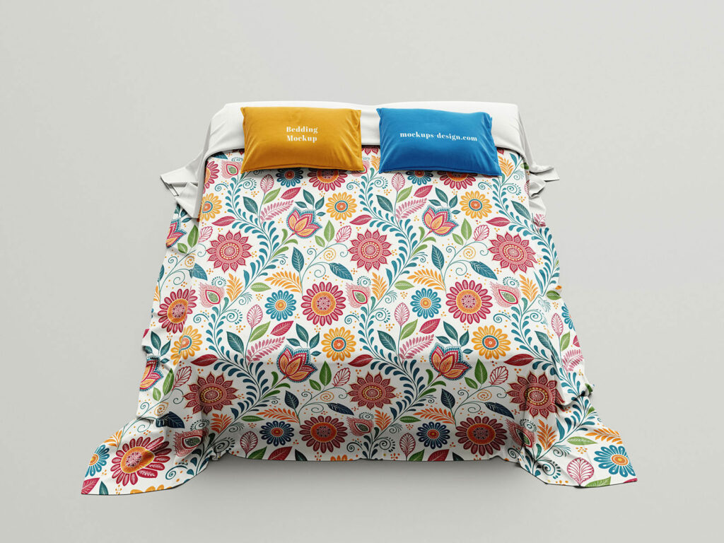 Bedding Mockup in 3 Shots