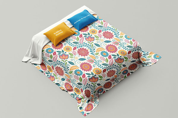 Bedding Mockup in 3 Shots