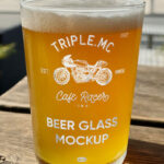 Beer Glass Mockup