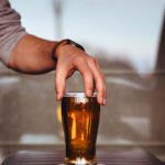 Beer Glass Mockup with Front and Behind Shot