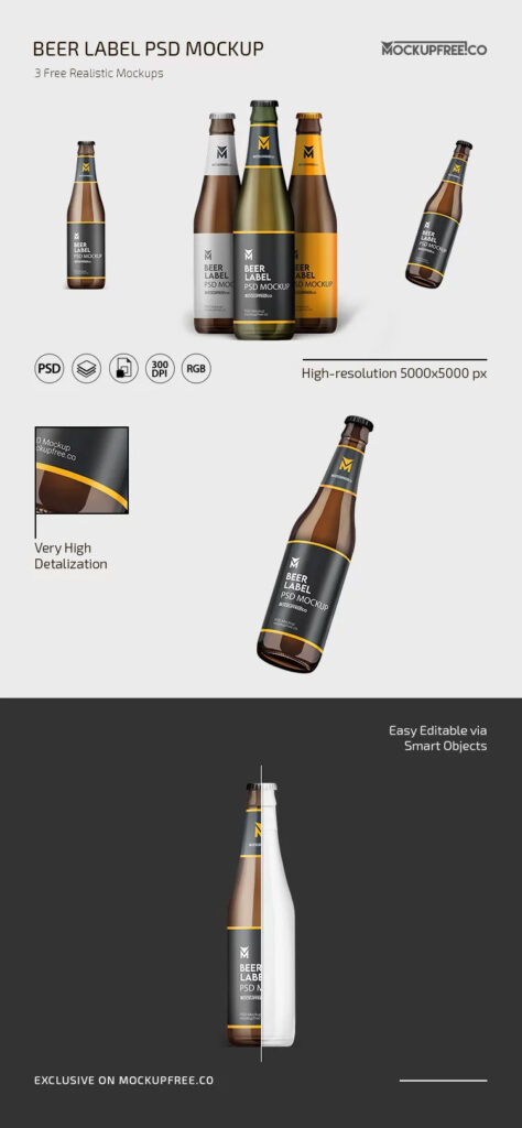 Beer Label Mockup