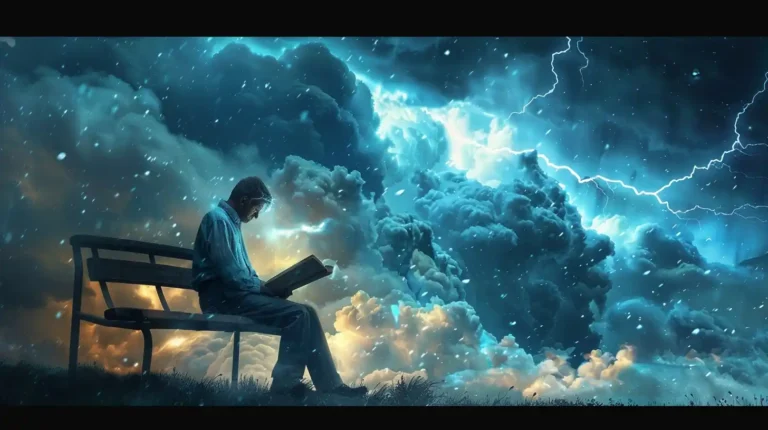 Bench Reader Stormscape ai prompt preview