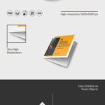 Bi Fold Leaflet Mockup
