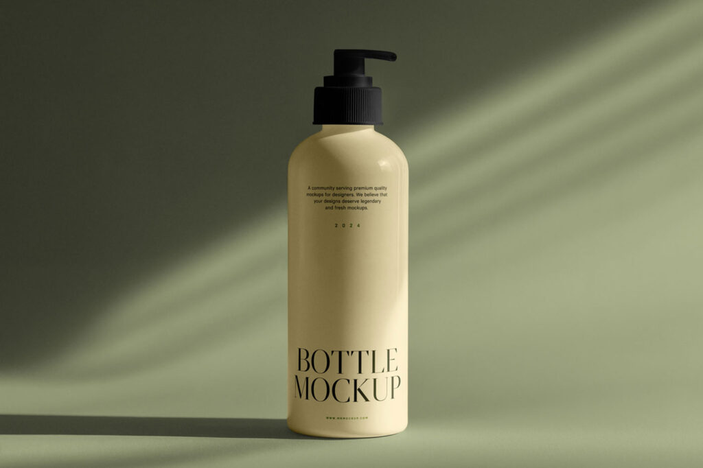 Big Bottle with Dispenser Mockup