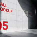 Big Concrete Wall Mockup