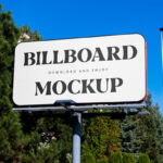 Billboard in City Mockup