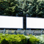 Billboard with Plants Mockups