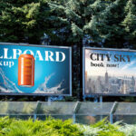 Billboard with Plants Mockups