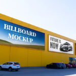 Billboards on Big Building Mockup